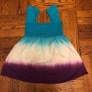 ❗️MAKE OFFER❗️dip dyed dress shaped tank top
